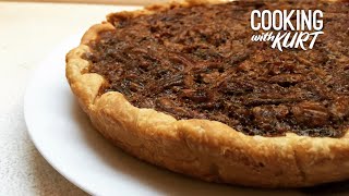 Maple Bourbon Pecan Pie  Cooking with Kurt [upl. by Dora]