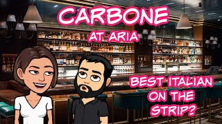 Best Italian Restaurant Las Vegas Carbone at Aria [upl. by Ardnik]