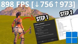 The BEST Windows 11 Settings For Fortnite [upl. by Notneiuq]