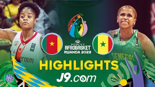 Cameroon 🇨🇲 v Senegal 🇸🇳  QuarterFinals  J9 Highlights  FIBA Womens Afrobasket 2023 [upl. by Jerusalem]