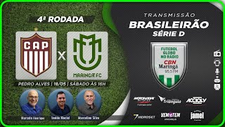 PATROCINENSE X MARINGÁ  AO VIVO  Narração MARCELO HENRIQUE  Futebol Globo CBN [upl. by Oneill504]