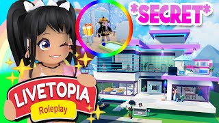 SECRET BABY ROOM NEW MANSION in LIVETOPIA Roleplay roblox [upl. by Gradeigh]