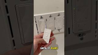 HOW TO PAIR LUTRON PICO REMOTE FAST Lutron pico caseta smarthome smartgadgets technology [upl. by Deerc]