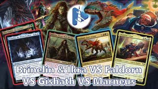 ULTIMATE ALTISAUR COMBO EDH Gameplay 119  Brinelin amp Ikra VS Faldorn VS Gishath VS Marneus [upl. by Milton851]