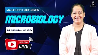 Marathon FMGE Series Microbiology by Dr Priyanka Sachdev  Cerebellum Academy [upl. by Ayatnwahs]