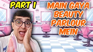 Meri Pehli Beauty Parlour Visit  Mens face treatment vlog  noida KamAliveNow [upl. by Henke]