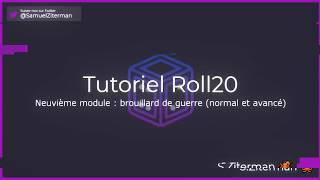 Tuto Roll20 FR  brouillard de guerre 9 [upl. by Loats]