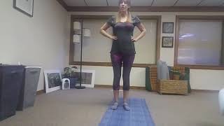 Stiff lower back Try self rolfing and resistance stretch [upl. by Roobbie]