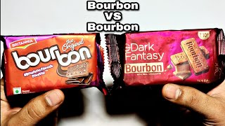 Britannia Bourbon Vs Sunfeast Bourbon Biscuits  Which One Is Tasty  Bourbon Vs Bourbon Biscuits [upl. by Gladdy]