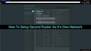 Setup Second Router as its own Network [upl. by Cirded766]