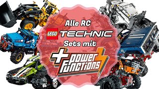 Alle LEGO Technic RC Sets  Power Functions amp Control  2007 2019 Brickstory [upl. by Atilol]