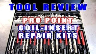 TOOL REVIEW  Pro Point Thread Insert Kits Heli Coils [upl. by Nedyah]