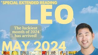 Leo May 2024  YOUR BIGGEST BREAKTHROUGH MONTH 💥🌠 Tarot Horoscope ♌️ [upl. by Anauqat]