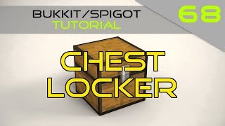 Minecraft BukkitSpigot Plugin Tutorial 68 ChestLocker 3 Finale [upl. by Airasor738]