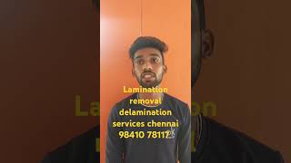 How to remove lamination from original document Lamination removal delamination chennai 98410 78117 [upl. by Faina]