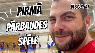 Pirmā Pārbaudes spēle ar BK Bauska  Vlogs 1 [upl. by Mollie]