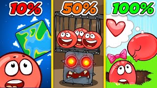 I Finished 100 of Red Ball [upl. by Ecallaw230]