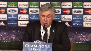 Ancelotti cantando Hala Madrid y Nada Más la canción de la Décima [upl. by Krysta168]