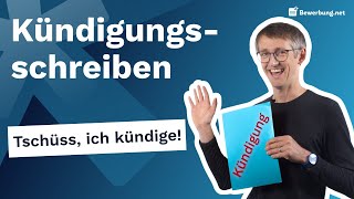 Kündigung schreiben  So wirst du deinen alten Job richtig los [upl. by Harlen]