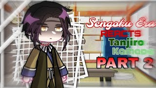 Sengoku Era reacts to TANJIRO KAMADO  Gacha Club  Part 2  Read desc [upl. by Doane]