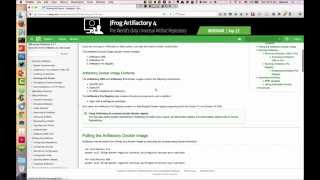 Webinar JFrog Artifactory 4 Webinar  The Only Universal Artifact Repo Manager [upl. by Schonfield]