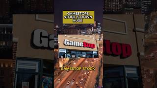 GameStop stock is down huge this week 📉‼️ stockmarket finance trading [upl. by Rebe]