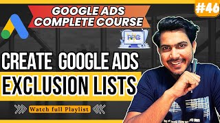 How to Create Google Ads Placement Exclusion List  Placement exclusions lists [upl. by Marlyn]