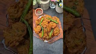 कांदा भजीkanda bhajiyoutubeshorts food indiancuisine shortvideo recipe indianfood शॉर्ट्स [upl. by Philoo]