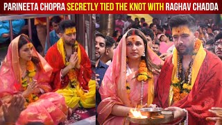 Parineeta Chopra Secretly Tied The Knot With Her Longtime Boyfriend Raghav Chadda At Mahakal Temple [upl. by Tiga]