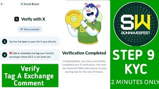 Sunwave KYC new tag a exchange verification full guide  Sunwave New KYC today sunwavekyc ice [upl. by Margalit]