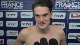 Championnat de France  Yannick remporte le 100m nage libre [upl. by Eng752]