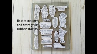 Mounting and storing stamps [upl. by Mommy975]