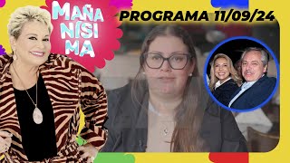 MAÑANÍSIMA  PROGRAMA 110924  ESTETICISTA DE FABIOLA DECLARACIONES QUE ENTIERRAN MÁS A ALBERTO [upl. by Osy]