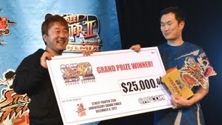 Street Fighter 25th Anniversary Grand Finals  Seonwoo quotINFILTRATIONquot Lee Interview [upl. by Anes]