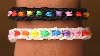 Rainbow Loom Nederlands  Twisty Dots  Loom bands rainbow loom tutorial how to [upl. by Wardlaw]