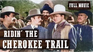 RIDIN THE CHEROKEE TRAIL  Tex Ritter  Full Western Movie  English  Free Wild West Movie [upl. by Jeramie]