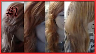 Haare von Rot auf Blond entfärben VLOG 1 [upl. by Reteid]