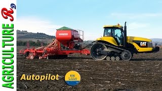 CAT autpilot RTK  Maschio Gaspardo  New Holland T5115  Sulky [upl. by Eran]