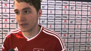 U19WM Interview Tobias Baumann nach dem FinnlandSpiel [upl. by Bonneau]