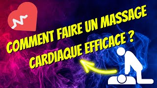 Comment FAIRE un MASSAGE CARDIAQUE EFFICACE [upl. by Okoyk]