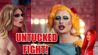 Jasmine Kennedie Vs Maddy Morphosis  UNTUCKED FIGHT  Rupauls Drag Race Season 14 Reaction [upl. by Cosme]