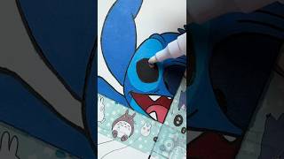 Eu vou pintar esse desenho do stitch em 4 estilos diferentes [upl. by Ryhpez]