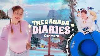 CANADA DIARIES ❆ We spent 48 HOURS in the Rockies Canmore amp EPIC snowtubing down Mt Norquay [upl. by Muir]