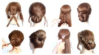 😍 7 EASY DIY Elegant Hairstyles Compilation 😍 Hairstyle Transformations [upl. by Geithner]