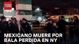 Mexicano víctima de tiroteo en Metro de Nueva York  Las noticias [upl. by Neelrahc]