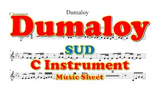 SUD  Dumaloy  Music Sheet  Play Along for C Instrument [upl. by Gilletta]