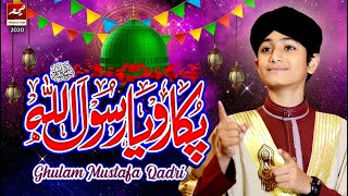 New Rabi Ul Awal Title Naat 2020  Pukaro Ya Rasool Allah ﷺ  Ghulam Mustafa Qadri [upl. by Devland]