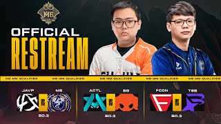 M6  Myanmar 🇲🇲 Qualifier Week2 Day1 ပွဲစဉ်​​များ Myanmar​​ 🇲🇲 Casting CasterZyZyy and Blank [upl. by Netsuj]