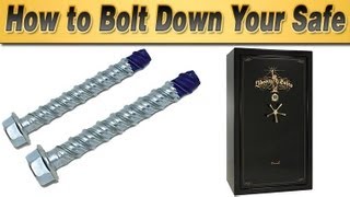 How to Bolt Down Your Safe [upl. by Akeyla934]