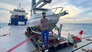 නැව ඇතුලට දාගත්ත ලොකු බෝට්ටු දෙක🤷‍♂️🚤🛟 🚥⚓️🪝sailor sailorlife arroundtheworld seamantvlog [upl. by Ver]